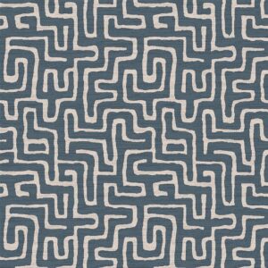 Geometric Dark Teal (indoor/outdoor)