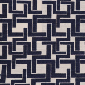 Labrynth Navy (indoor/outdoor)